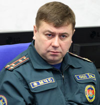 Начальник Новополоцкого ГОЧС Владимир Кулага.