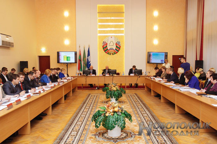 34-я очередная сессия городского Совета депутатов. Фото: "Новополоцк сегодня"