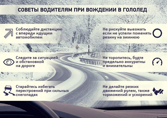 Советы водителям