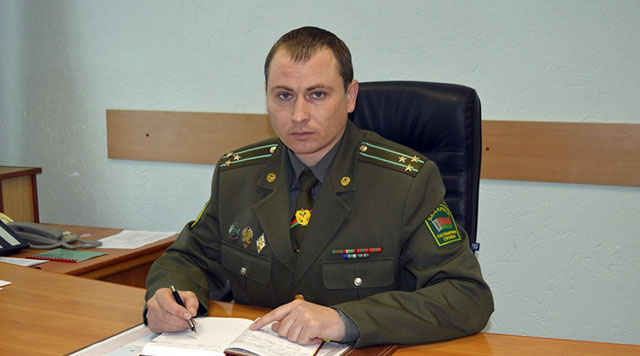  Начальник Полоцкого пограничного отряда полковник Харченко