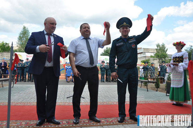 Центр безопасности МЧС открылся в Новополоцке. Фото: "Витебские вести"