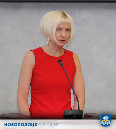 На совместном заседании Новополоцкого городского исполнительного комитета и президиума Совета депутатов - Оксана Казак